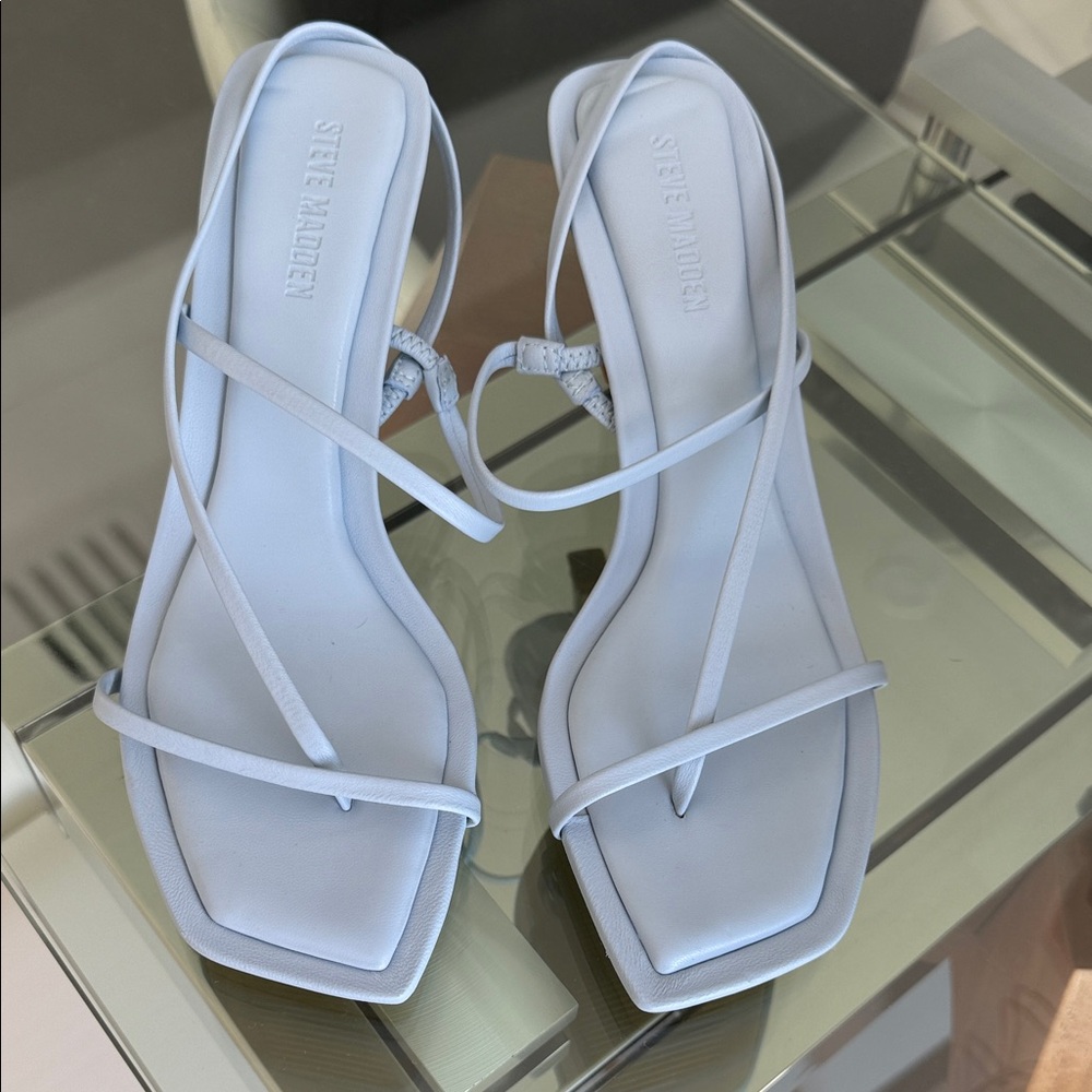 Steve Madden Women's Sky Blue Strappy Sandals